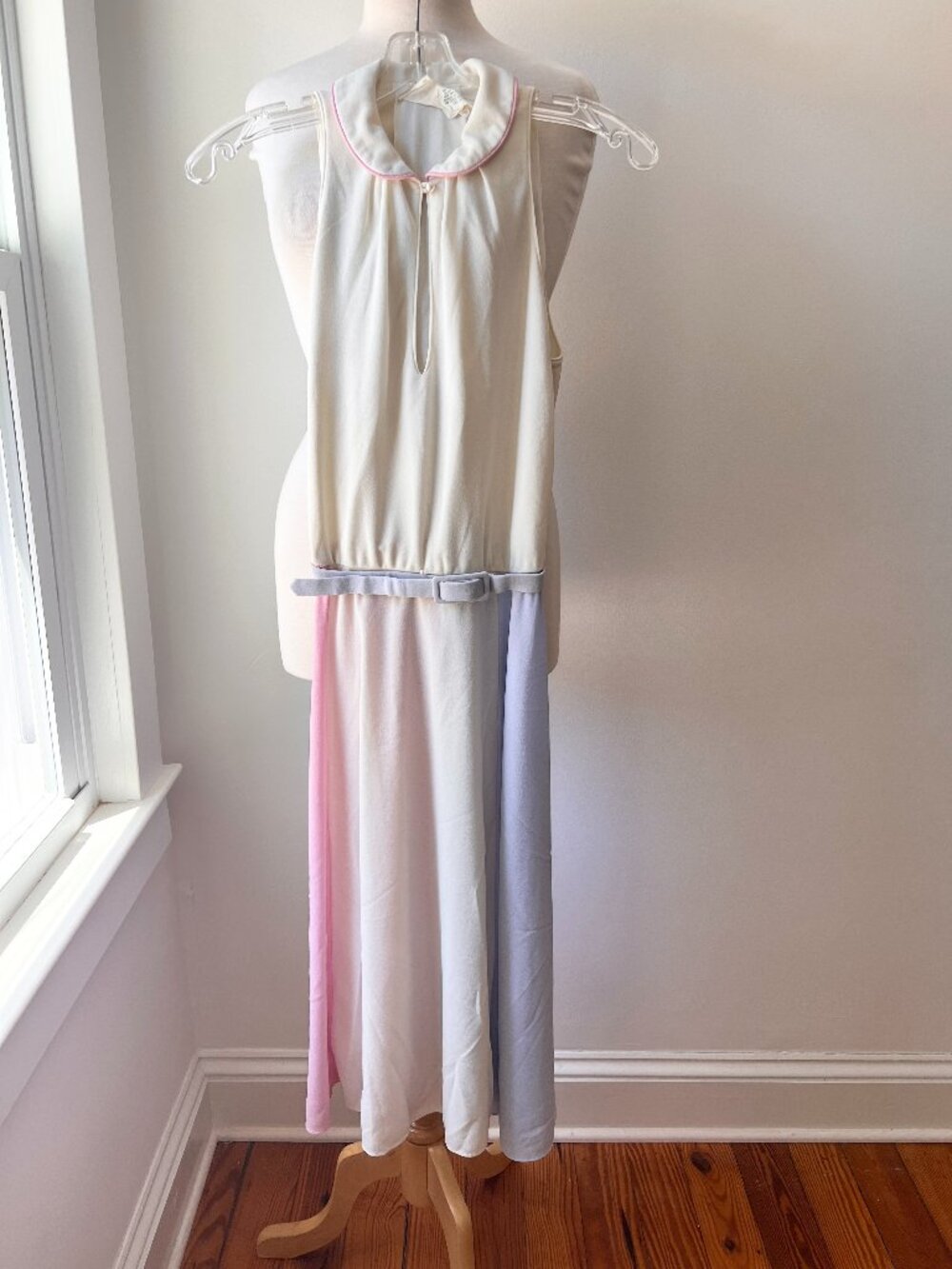 Vintage Susan Howard Pastel belted shirt Dress
